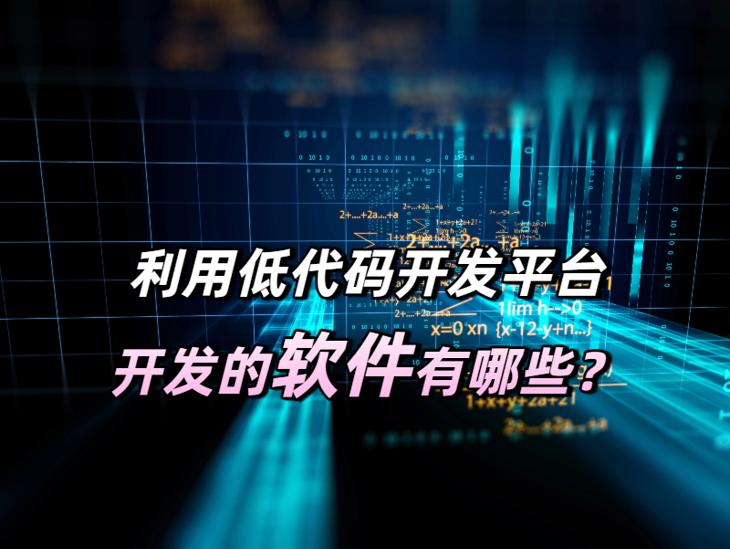 利用低代碼開發平臺開發的軟件有哪些？以Fast ERP Builder平臺為例?