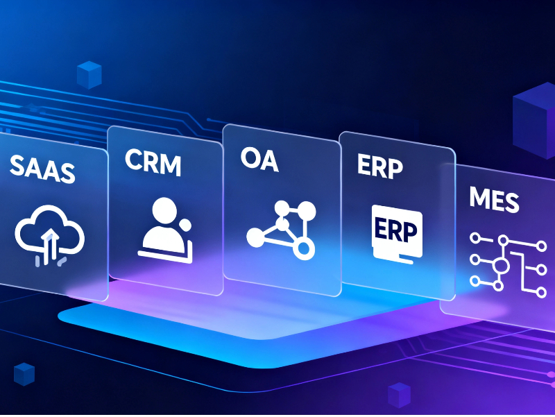 到底什么是SaaS、CRM、OA、ERP、MES?一文帶你快速區(qū)分!